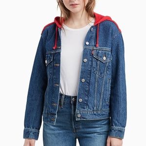 Women's Levi's Boyfriend Hooded Trucker Jean Jacket